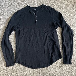 Good Man Brand Heather Henley Long Sleeve Tee